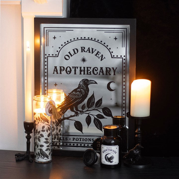Mystic Raven Deadly Nightshade Tube Candle N/A