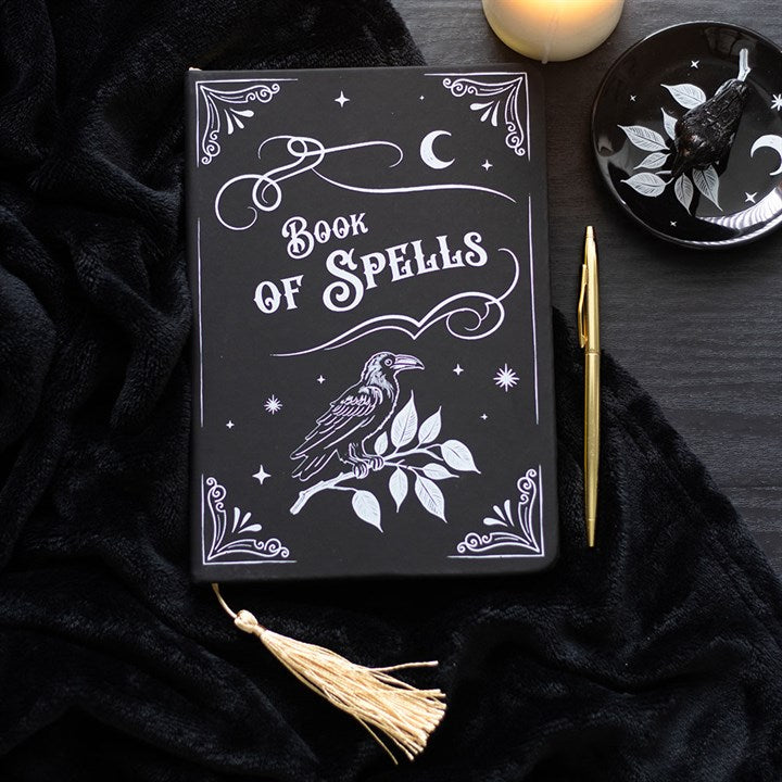 Mystic Raven Book of Spells A5 Notebook N/A