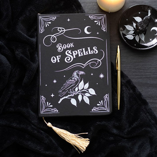 Mystic Raven Book of Spells A5 Notebook N/A