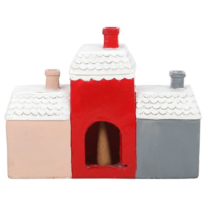 Christmas Village Incense Cone Holder N/A