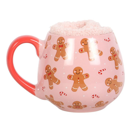 Gingerbread Mug and Socks Set N/A