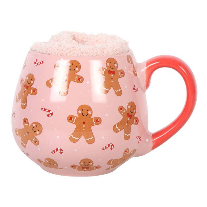 Gingerbread Mug and Socks Set N/A