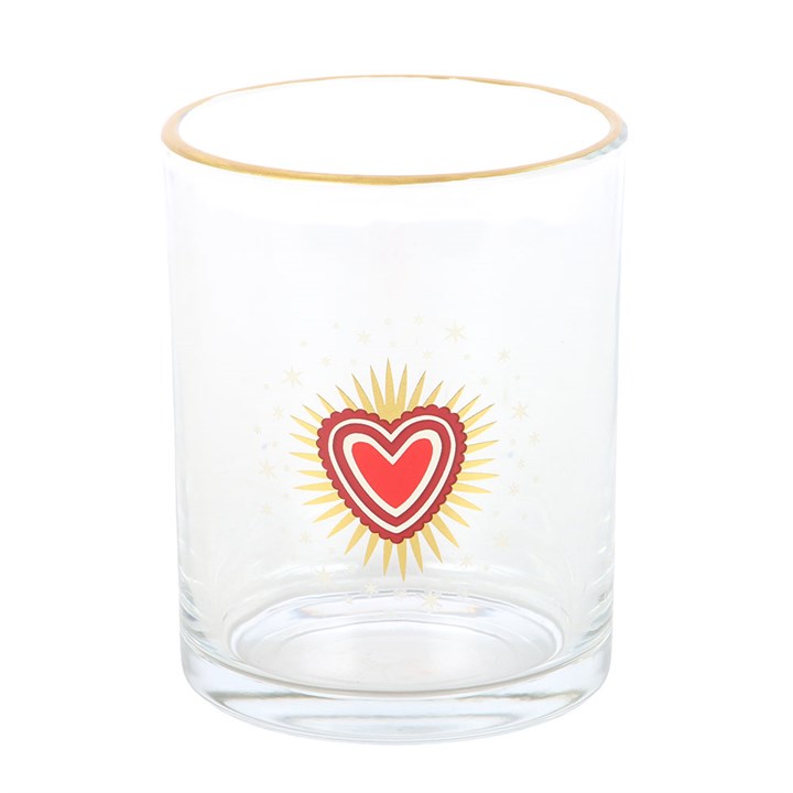 Sacred Heart Drinking Glass N/A