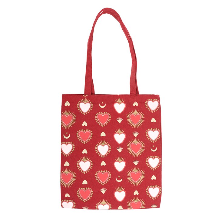 Sacred Heart Print Tote Bag N/A