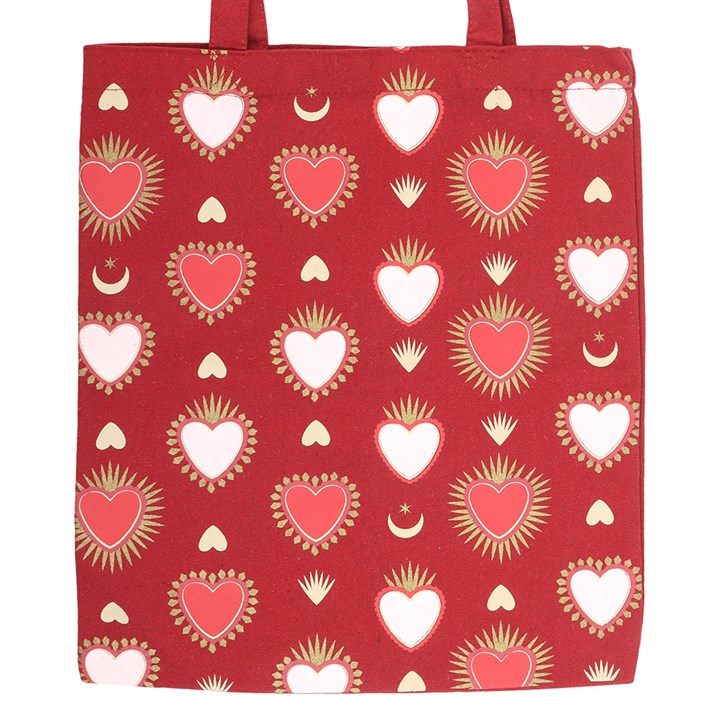 Sacred Heart Print Tote Bag N/A