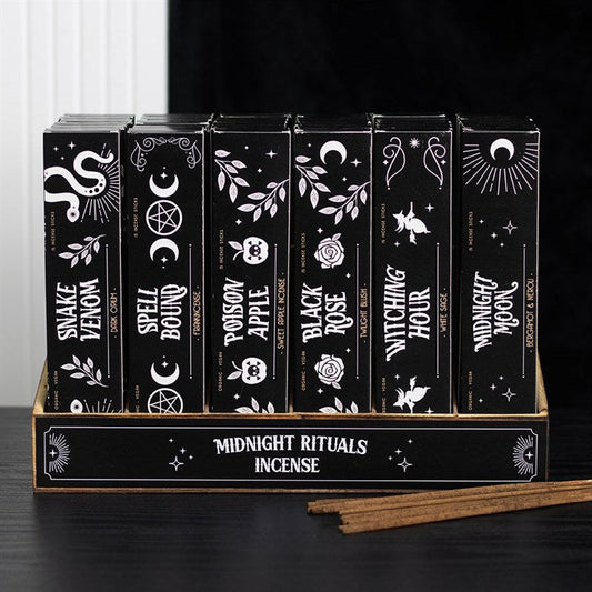 Set of 36 Midnight Rituals Incense Sticks in Display N/A