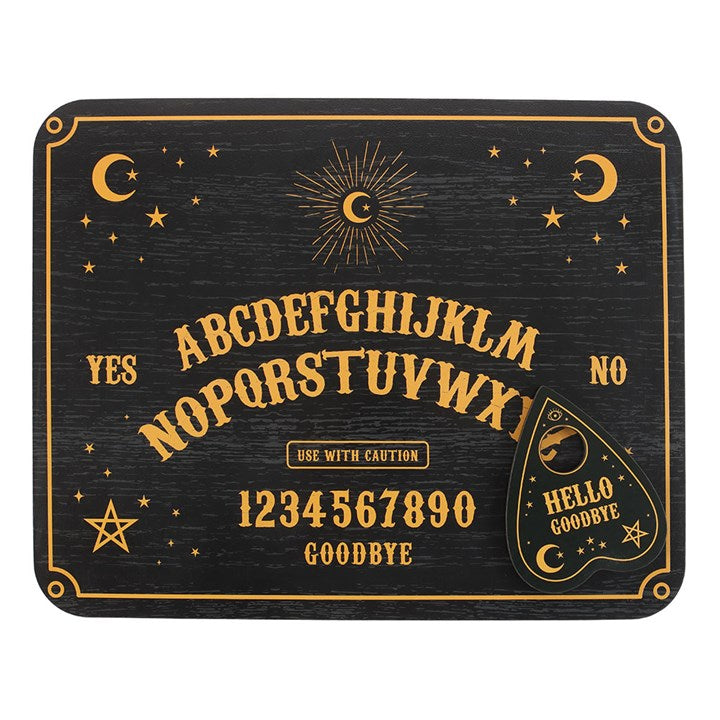 Black Talking Board with Planchette N/A