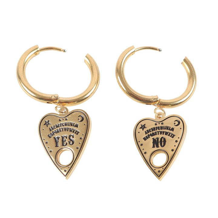 Talking Board Planchette Earrings N/A