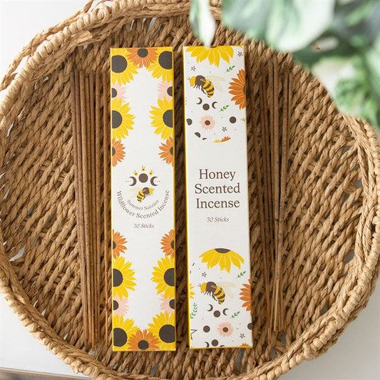 Set of 2 Honey and Wildflower Incense Stick Packs N/A