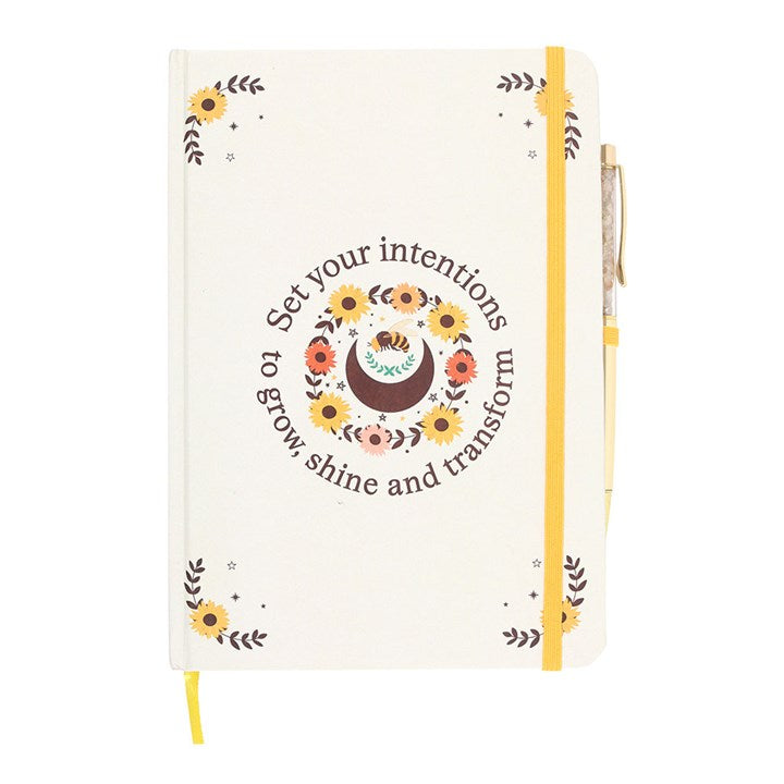 Summer Solstice Intention Journal with Citrine Pen N/A