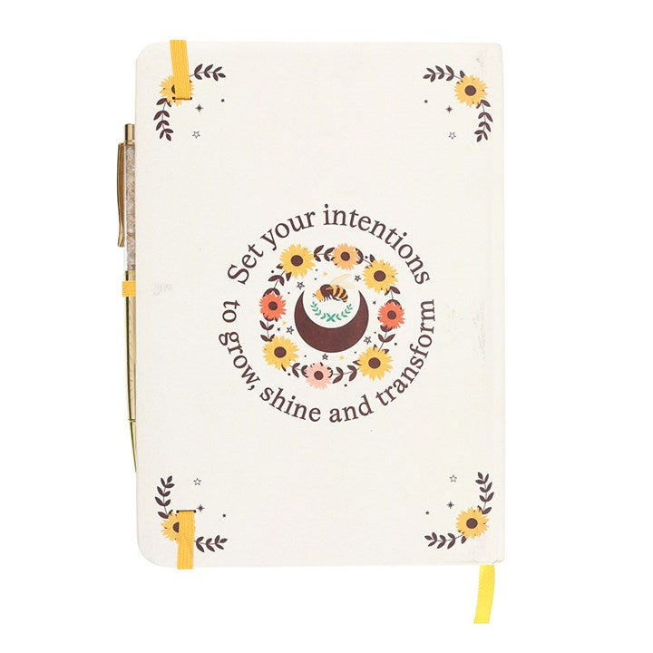 Summer Solstice Intention Journal with Citrine Pen N/A
