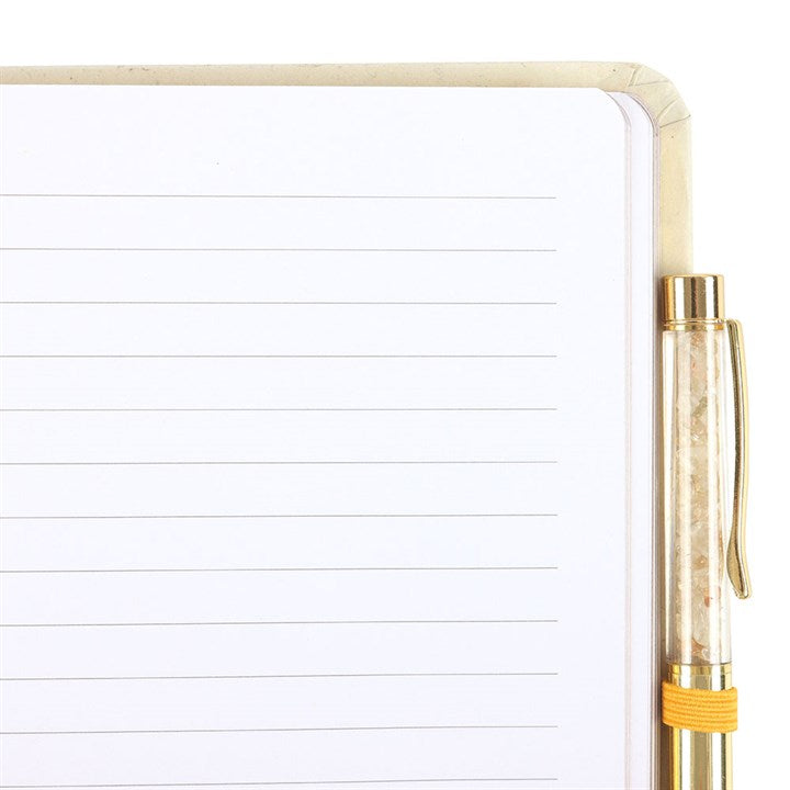 Summer Solstice Intention Journal with Citrine Pen N/A