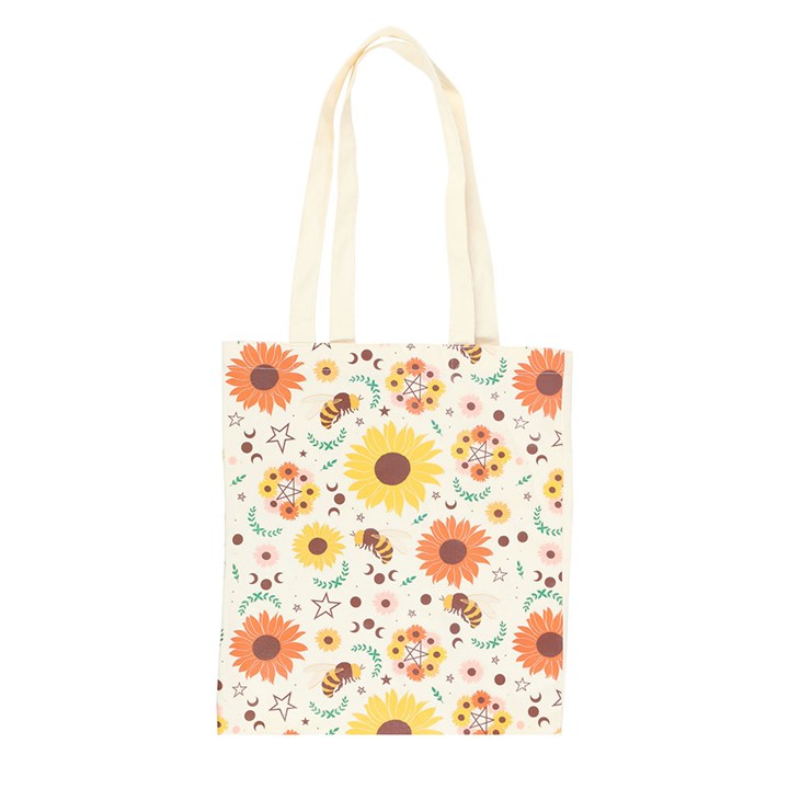 Bee Radiant Print Polycotton Tote Bag N/A