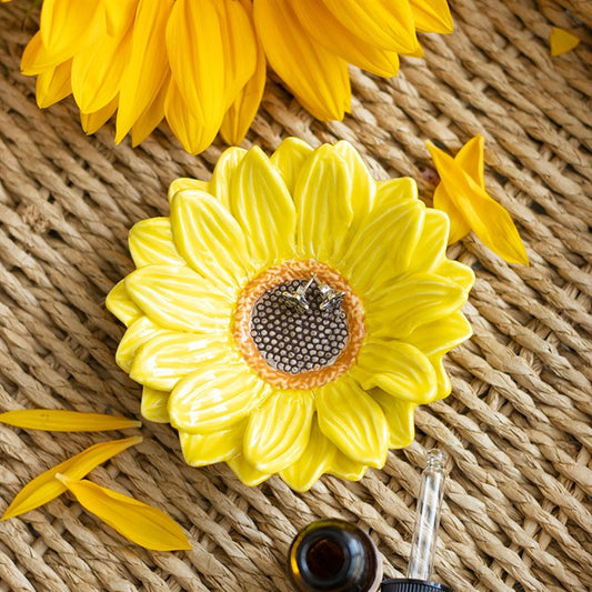 Sunflower Trinket Dish N/A