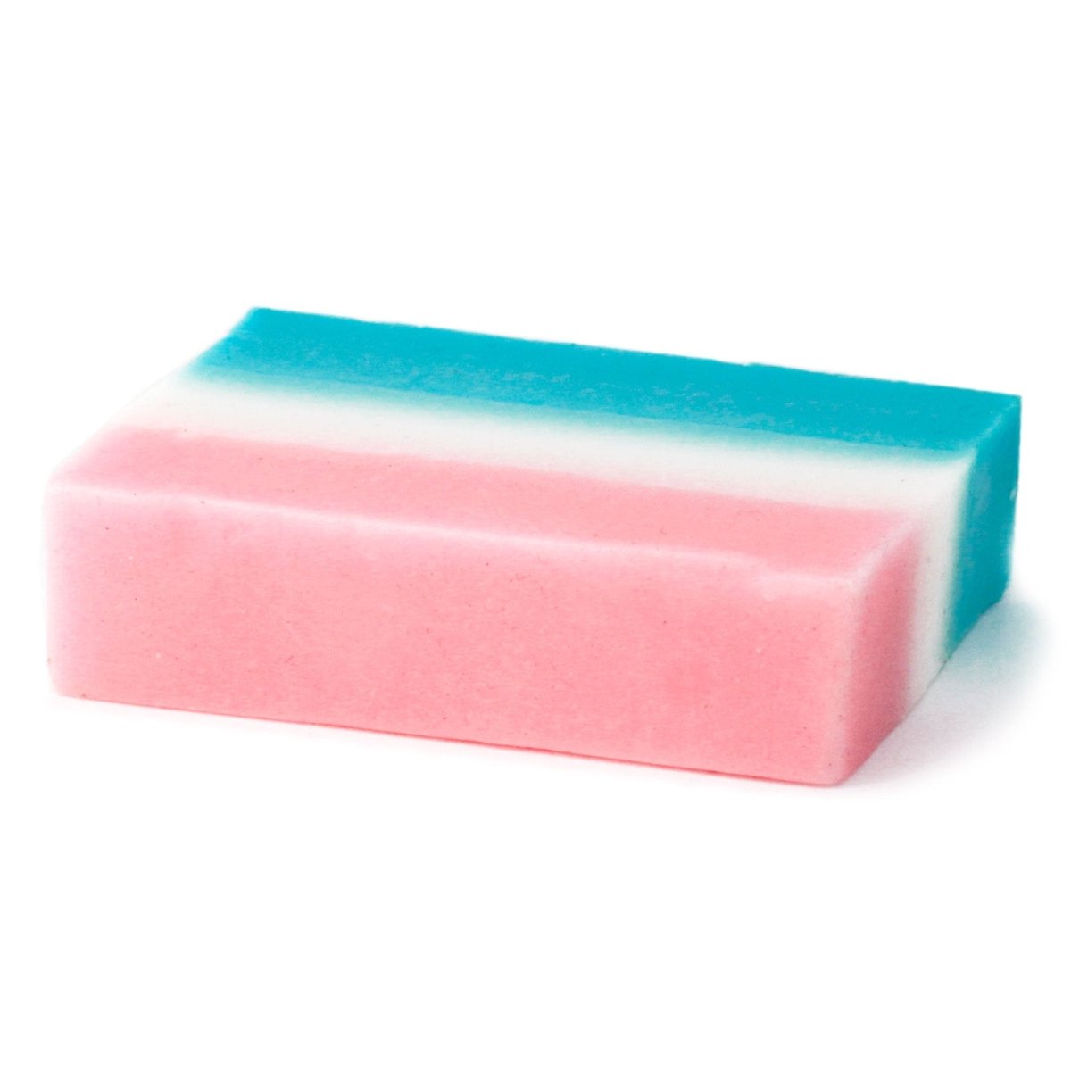 Stripy baby powder soap bar handmade soap 100g 