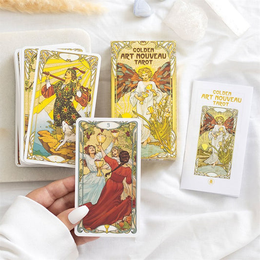 Golden Art Nouveau Tarot Cards N/A