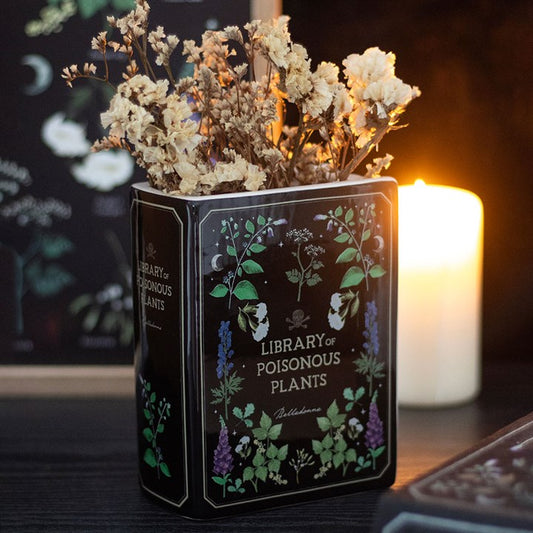 Poisonous Plants Book Shaped Vase N/A