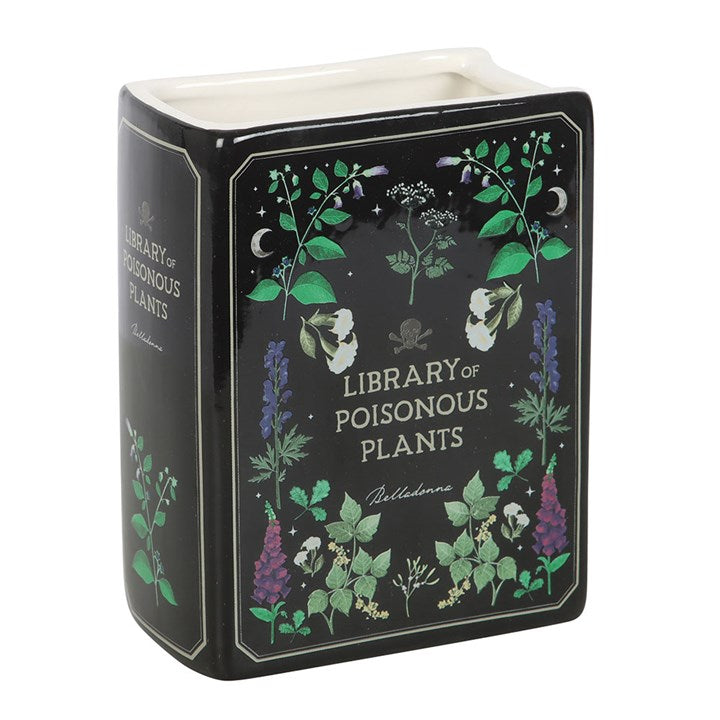 Poisonous Plants Book Shaped Vase N/A