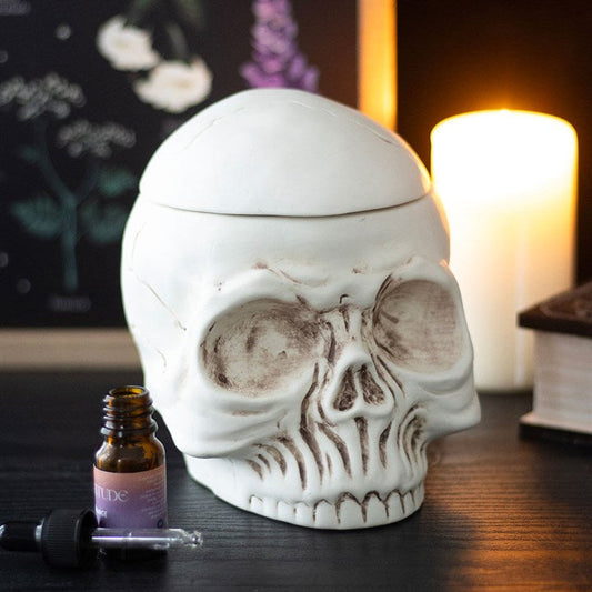 Weathered Skull Oil Burner and Wax Warmer N/A