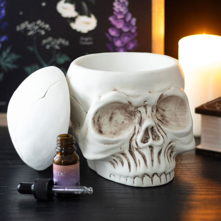 Weathered Skull Oil Burner and Wax Warmer N/A