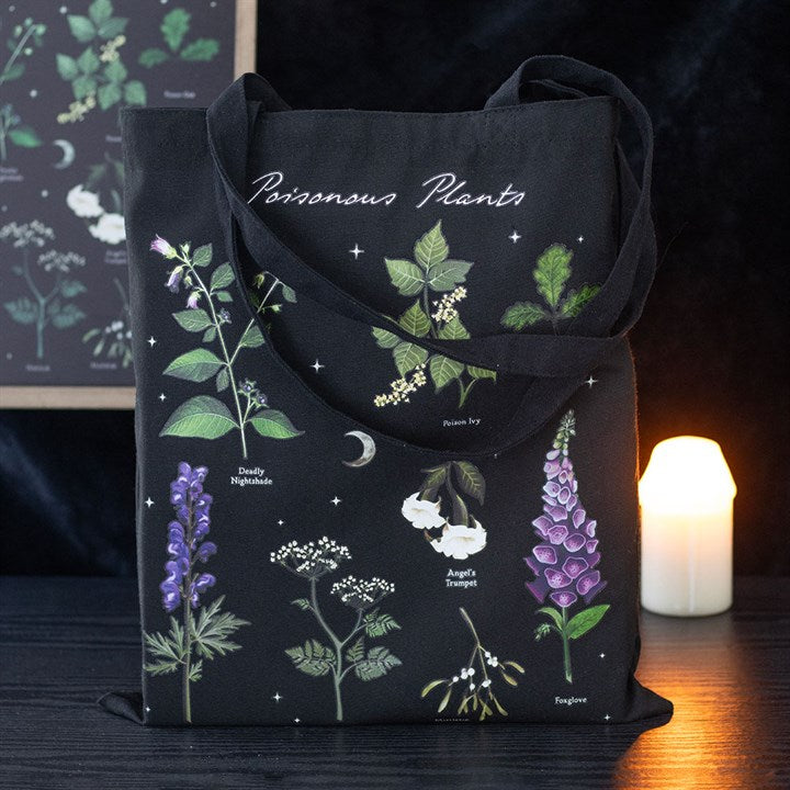 Poisonous Plants Polycotton Tote Bag N/A