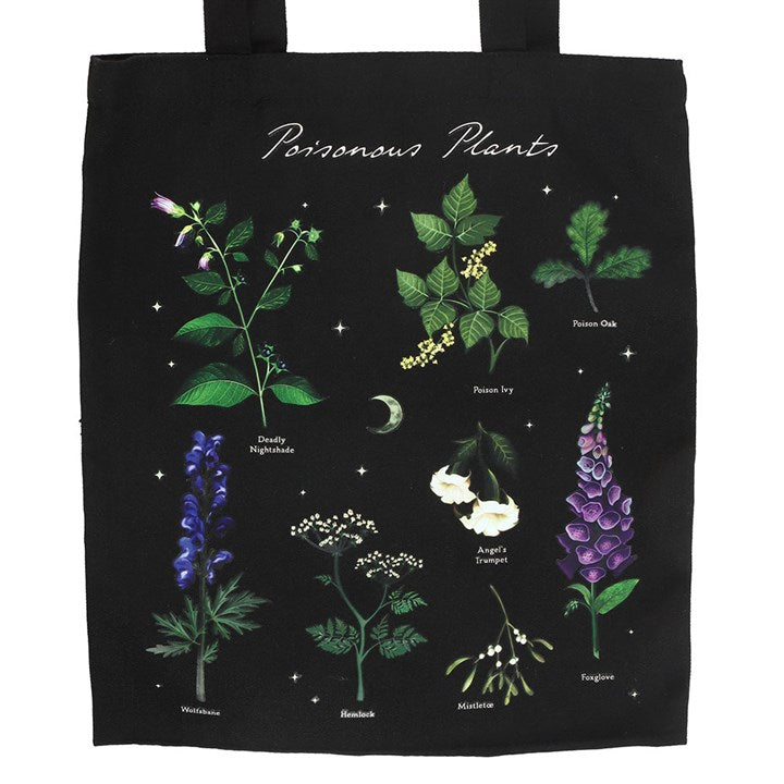 Poisonous Plants Polycotton Tote Bag N/A