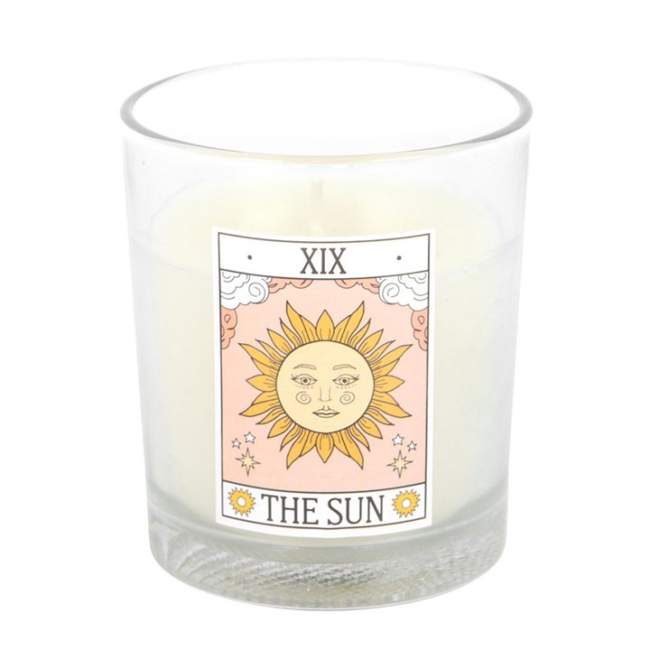 The Sun Vintage Tarot Rose Candle N/A