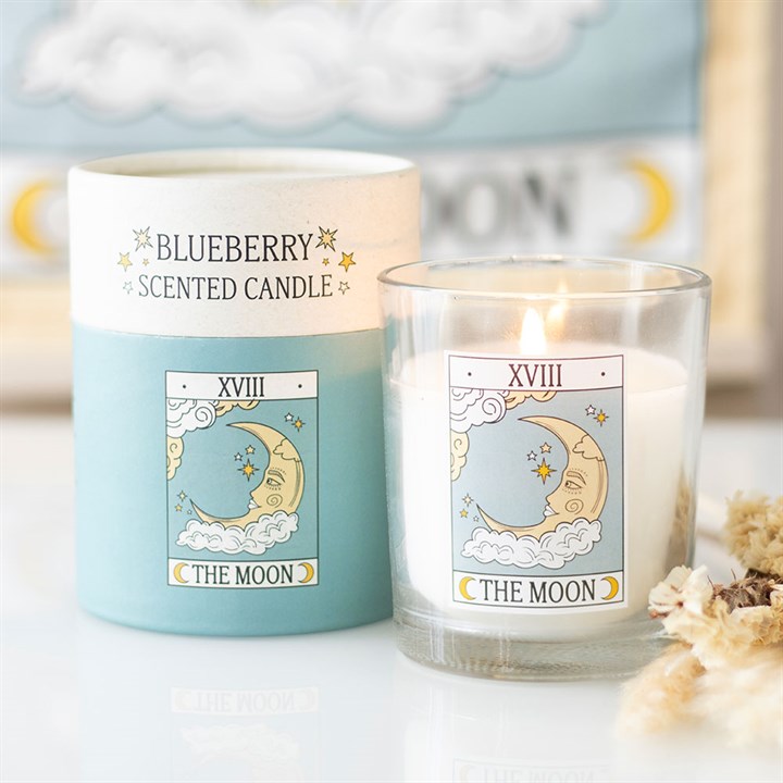 The Moon Vintage Tarot Vanilla Candle N/A