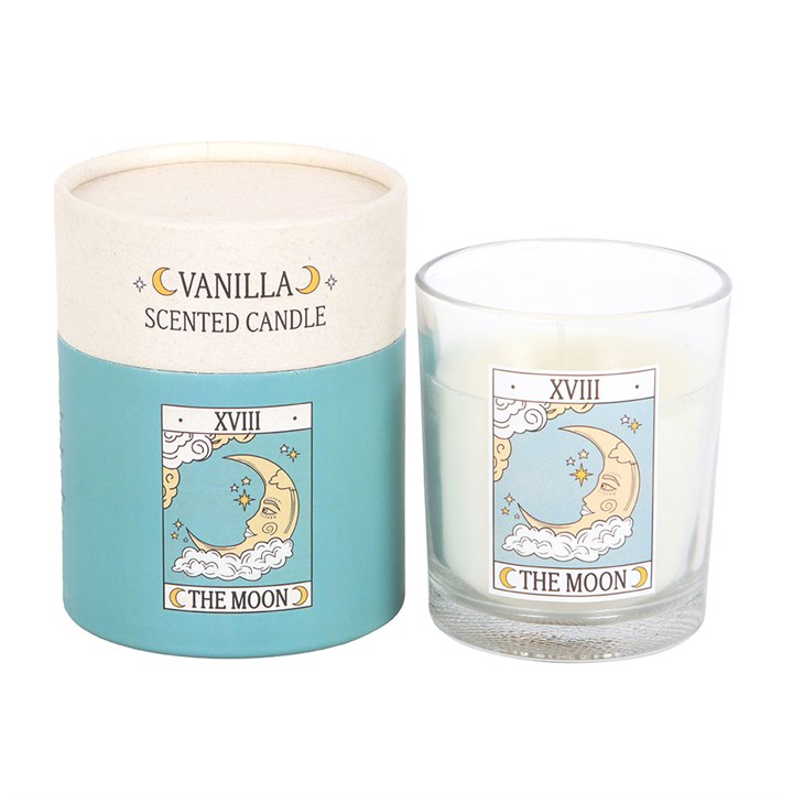 The Moon Vintage Tarot Vanilla Candle N/A