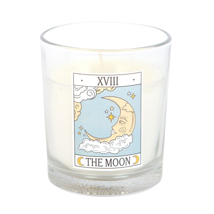 The Moon Vintage Tarot Vanilla Candle N/A