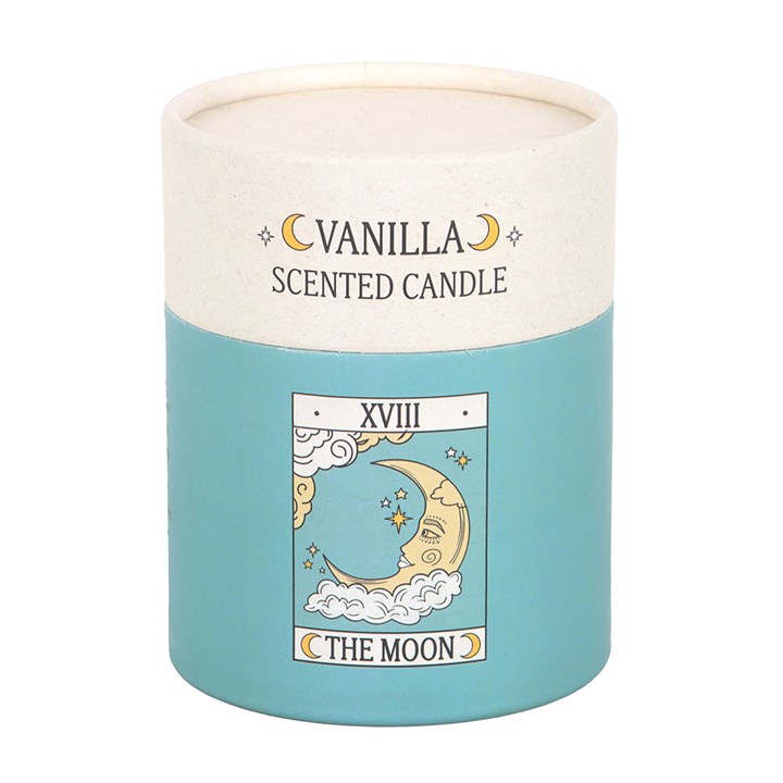 The Moon Vintage Tarot Vanilla Candle N/A