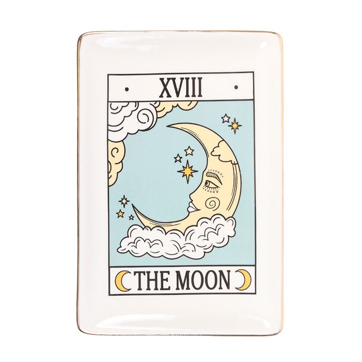 The Moon Vintage Tarot Trinket Dish N/A