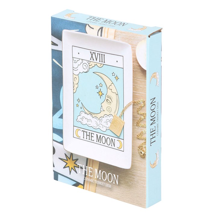 The Moon Vintage Tarot Trinket Dish N/A