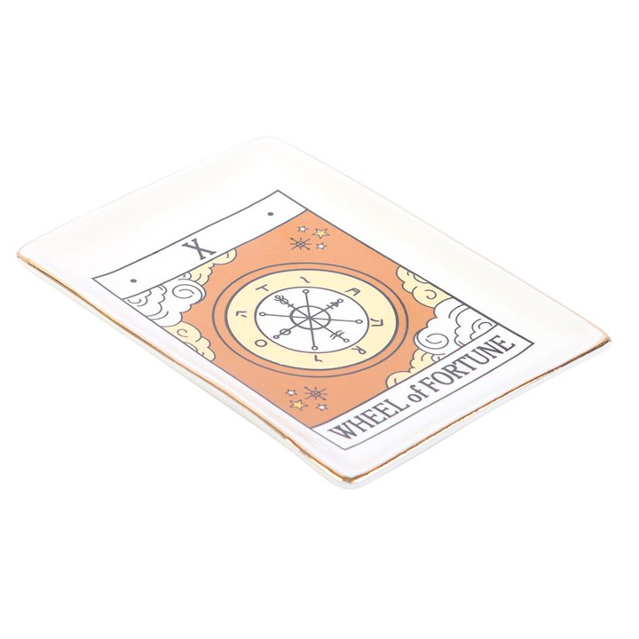 The Wheel of Fortune Vintage Tarot Trinket Dish N/A