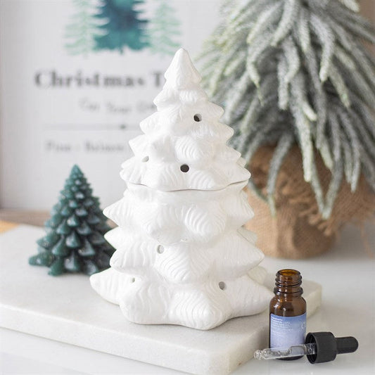 White Fir Tree Oil Burner and Wax Warmer N/A