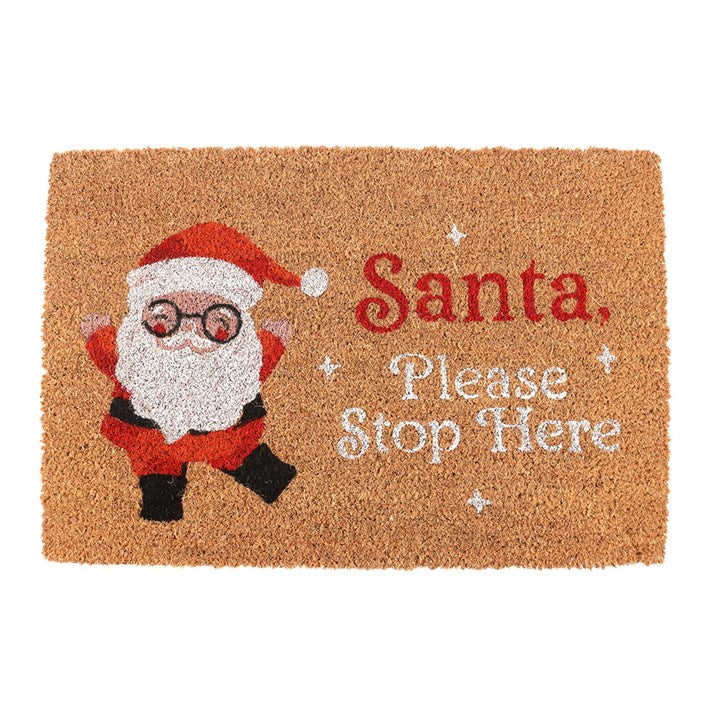 Natural Santa Claus Doormat N/A