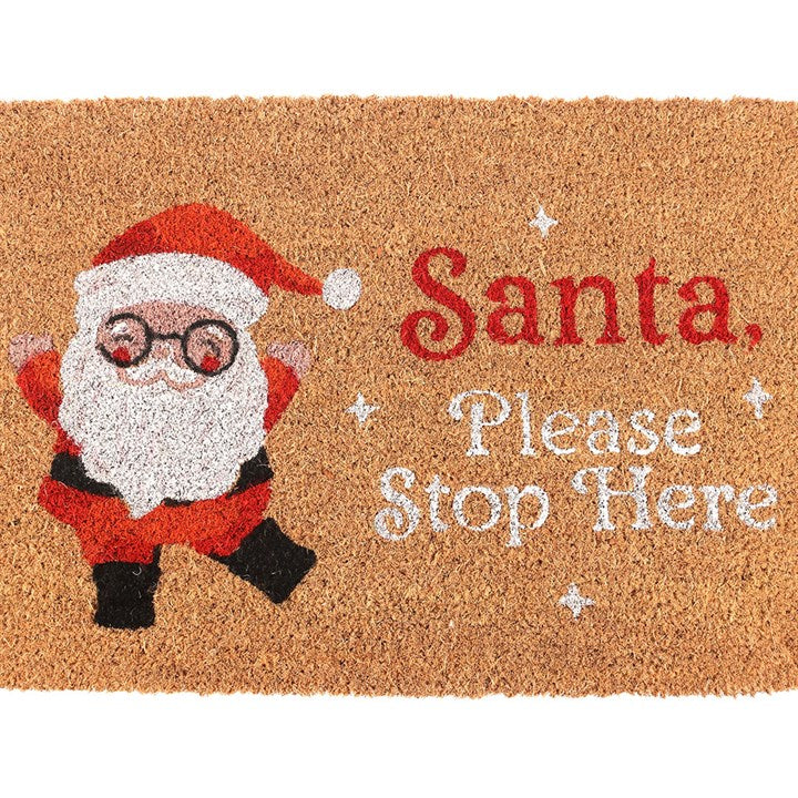 Natural Santa Claus Doormat N/A