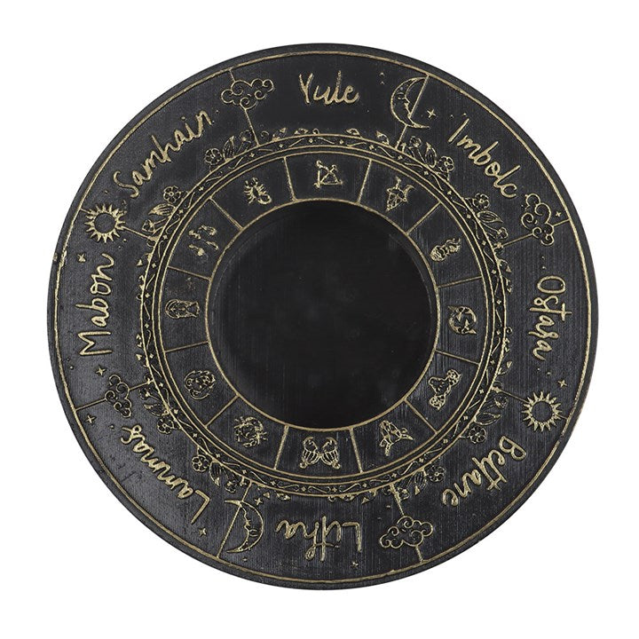 Wheel of the Year Tealight Candle Holder N/A