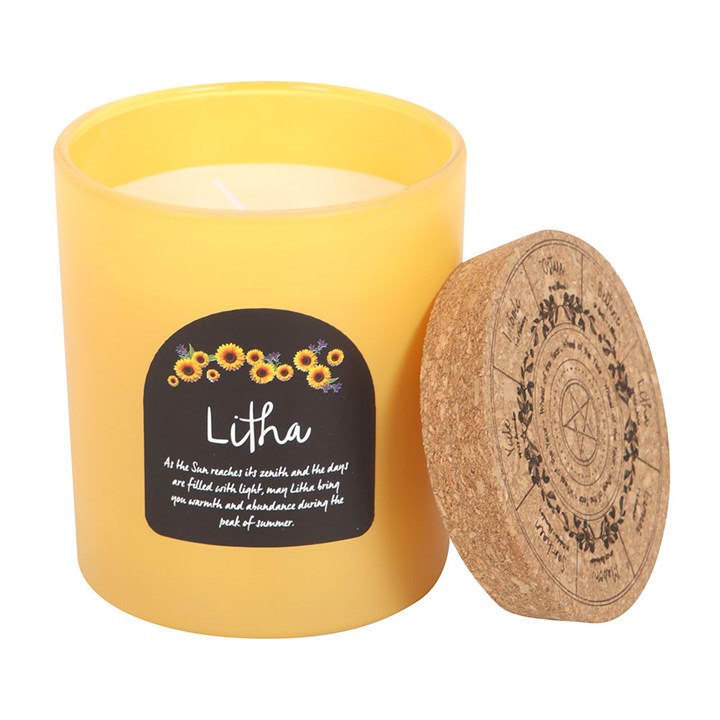 Litha Wildflower Wheel of the Year Candle N/A