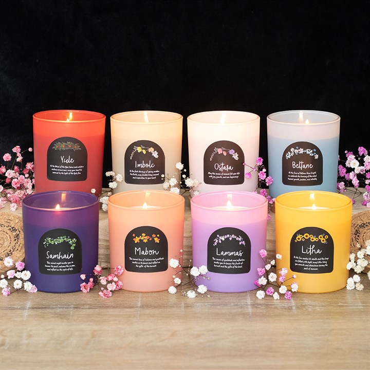 Litha Wildflower Wheel of the Year Candle N/A