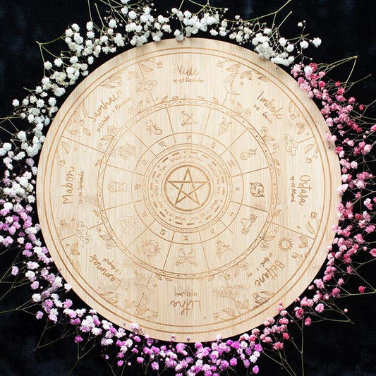 Wheel of the Year Serving Board N/A