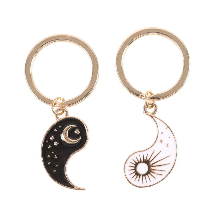 Pair of Yin Yang Best Friend Keyrings N/A
