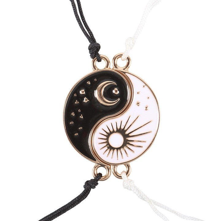 Pair of Yin Yang Best Friend Charm Bracelets N/A