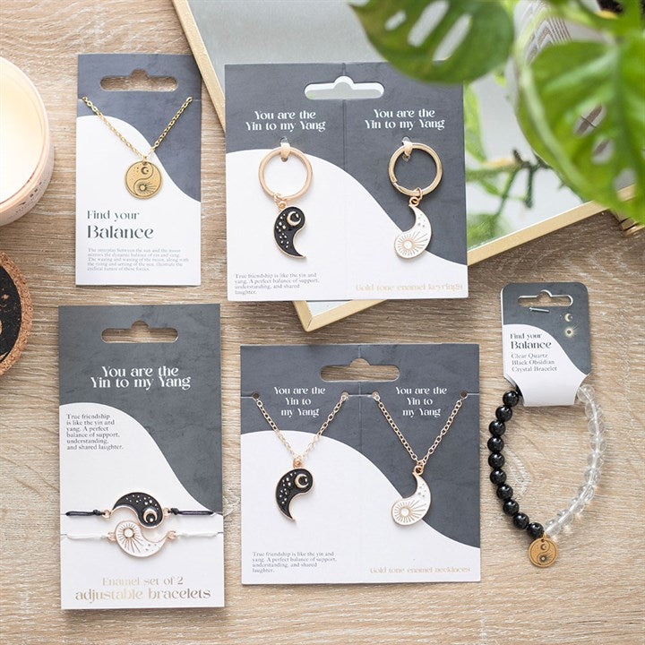 Pair of Yin Yang Best Friend Charm Bracelets N/A