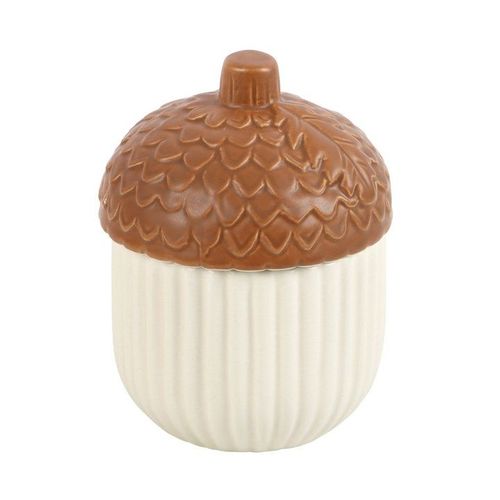 Autumn Acorn Oil Burner front brown white