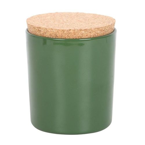 Luna Moth White Sage Candle back green brown