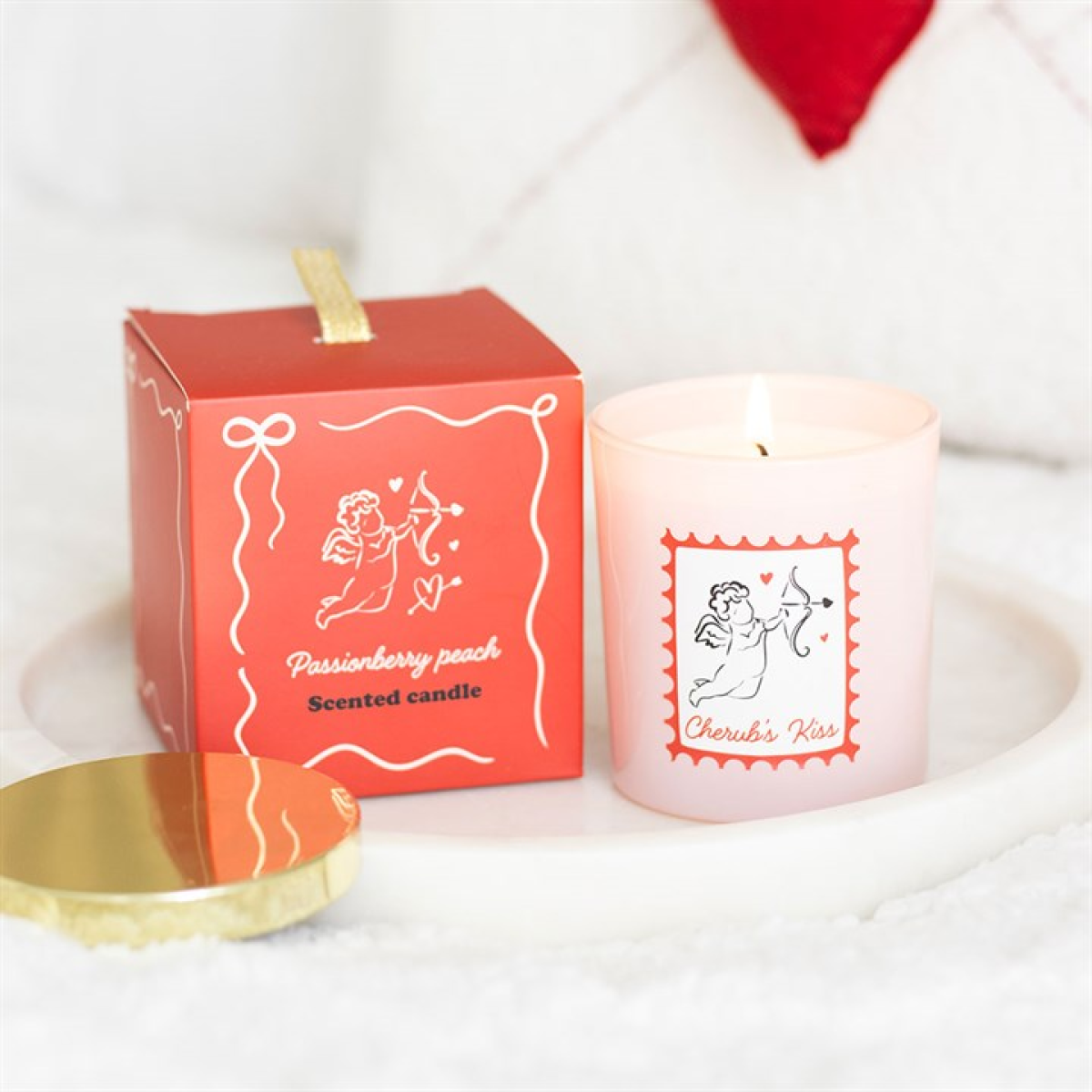 Cherub's Kiss Passionberry Peach Candle N/A