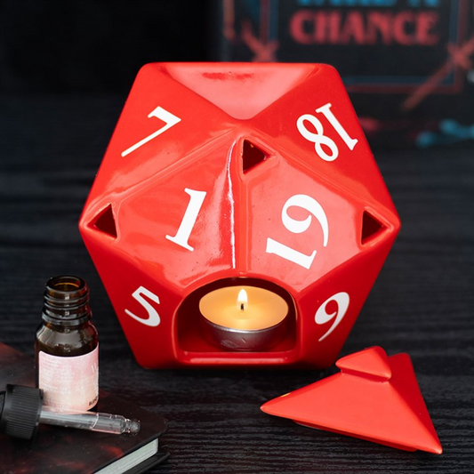 D20 Gaming Dice Shaped Oil Burner N/A