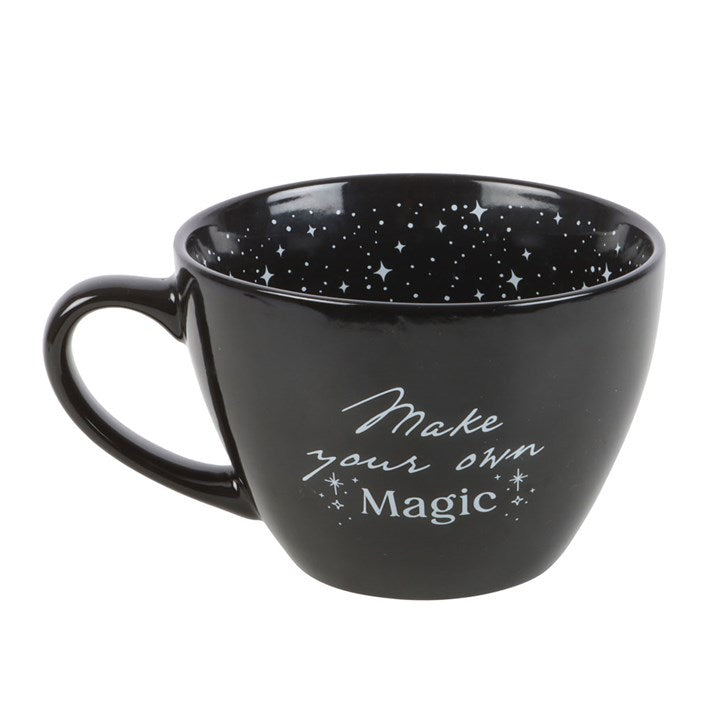 Make Your Own Magic Mug front black white 