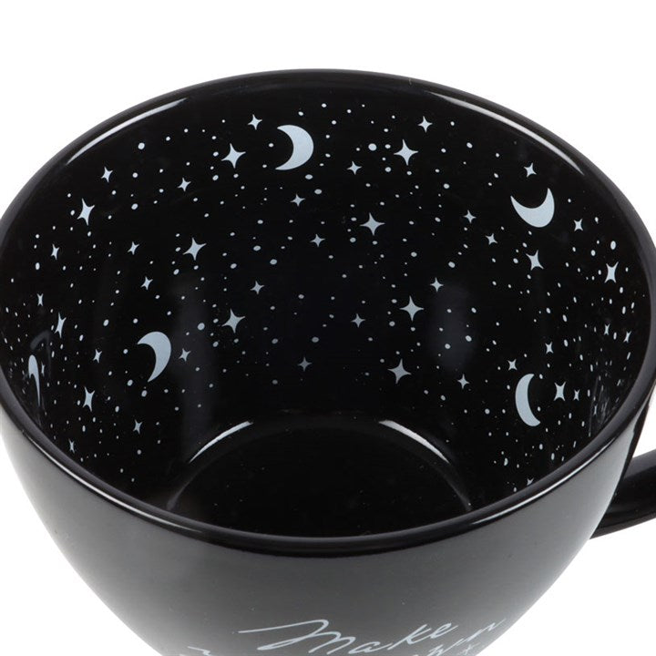Make Your Own Magic Mug top black white